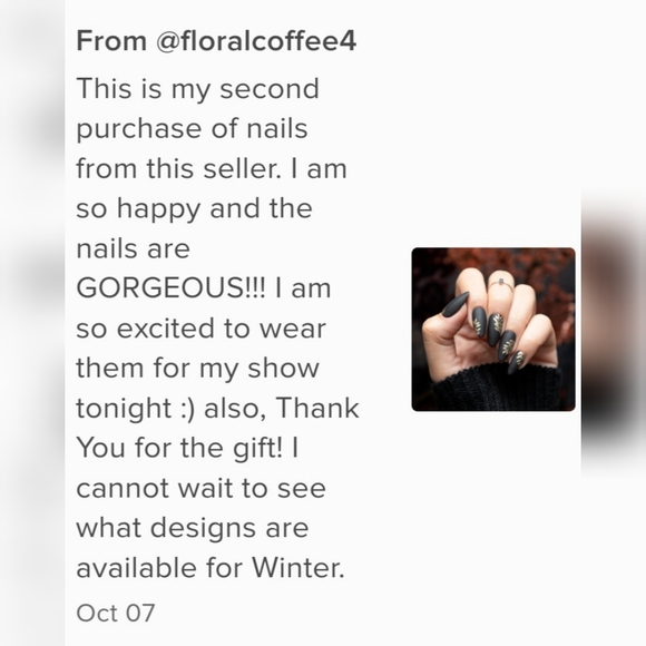 🎉 Saturday Night Fever, Handmade Nail Set - Picture 8 of 14